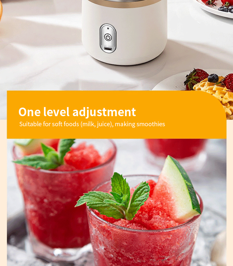 Portable juicer blender with ice crusher, multifunctional