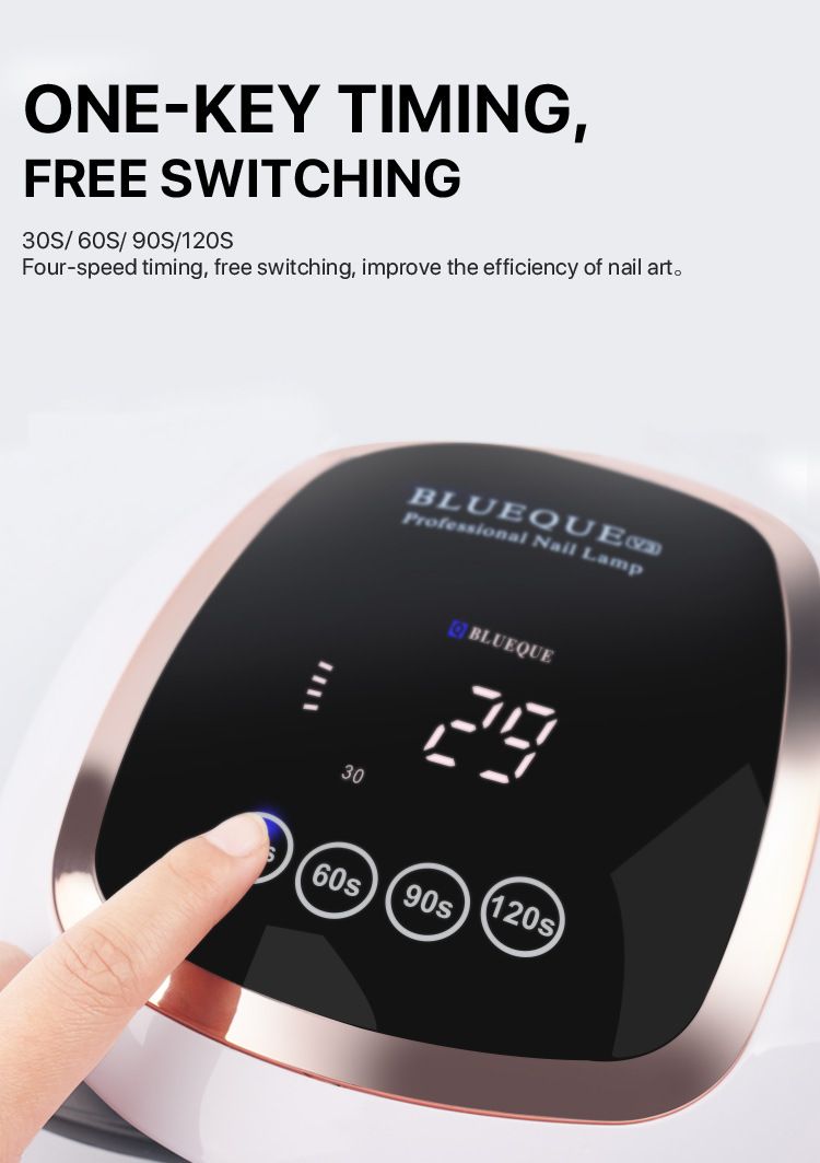 UV nail curing lamp, phototherapy device, gel polish dryer