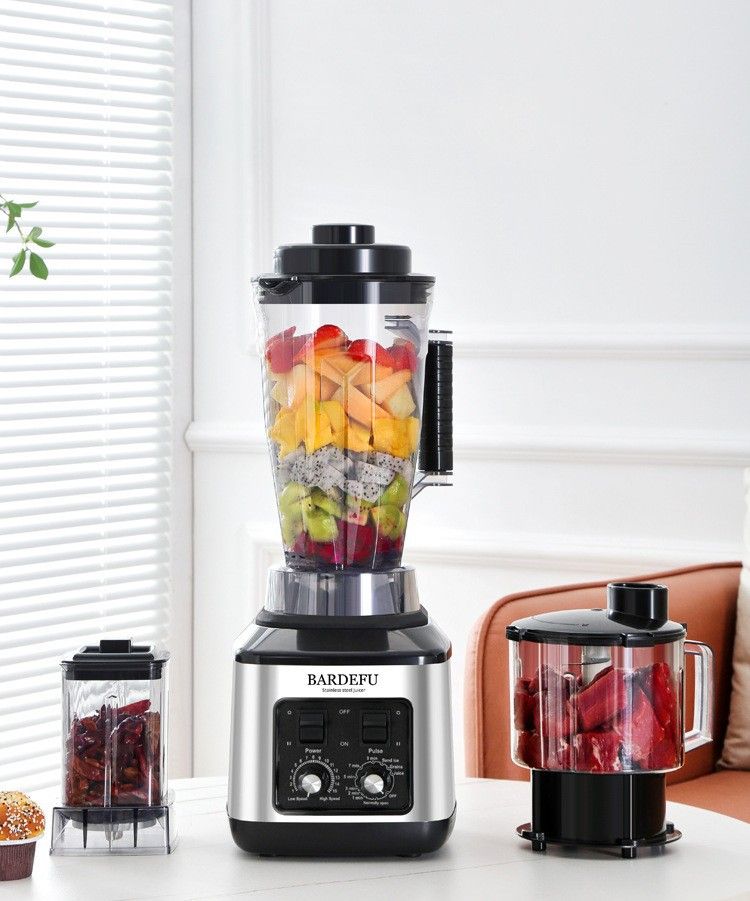3L blender, 8 fonksiyonlu, paslanmaz çelik, yüksek güçlü motor