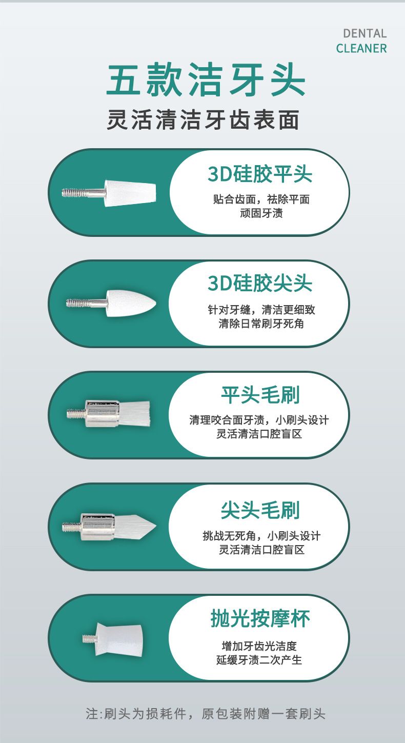 新电动洁牙器牙齿抛光器电动牙刷美牙仪成人牙刷洗牙去烟渍牙菌斑