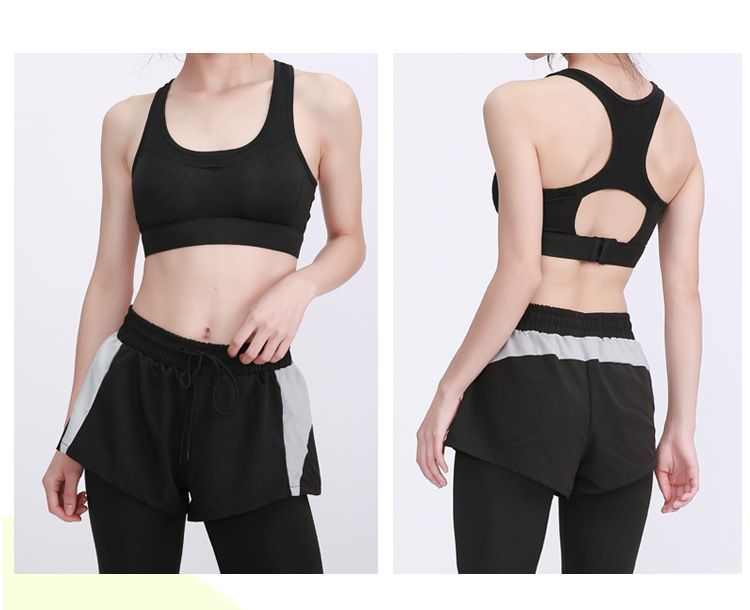 Yoga spor takımı, beş parçalı, hızlı kuruyan