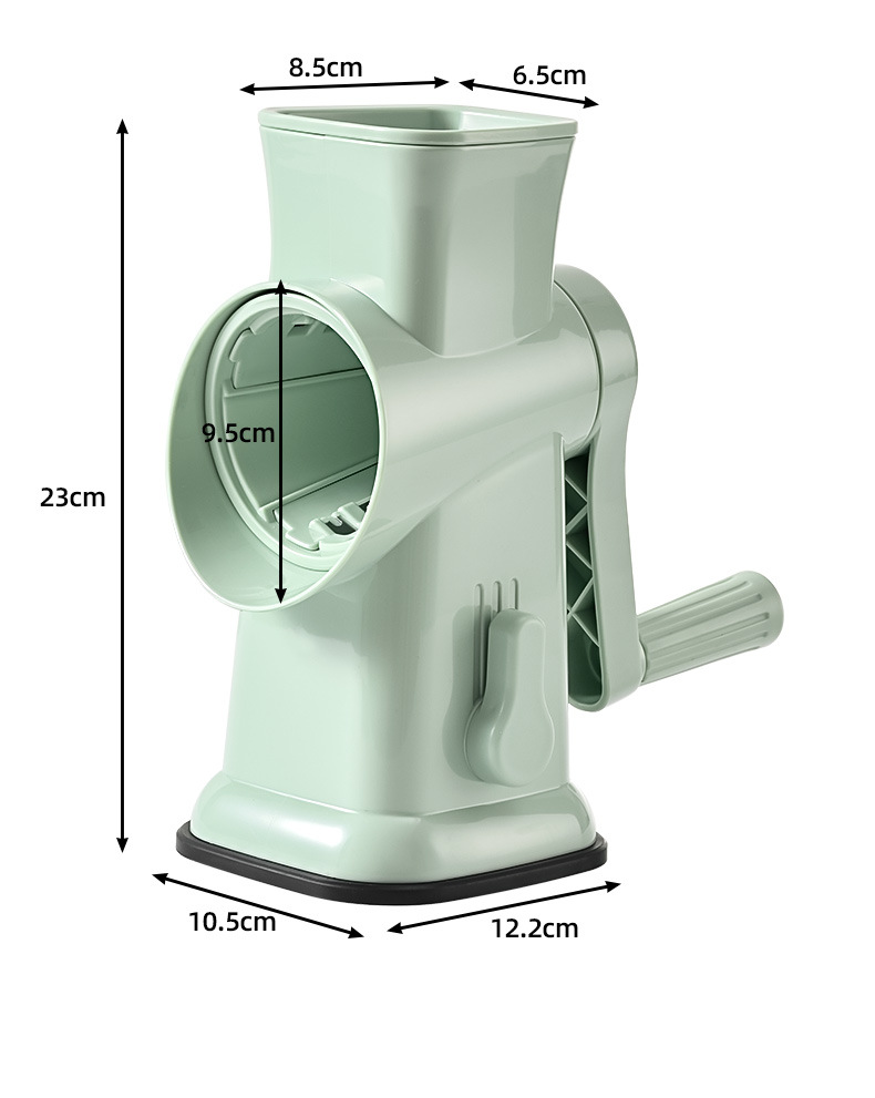 Drum vegetable slicer multifunctional hand-crank potato slicer