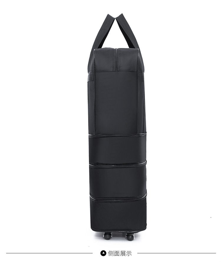Foldable travel luggage with wheels, 158L capacity