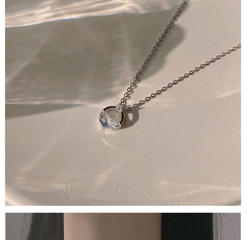 925er Silber-Halskette, Frühjahrsdesign, Schlüsselbein-Kette