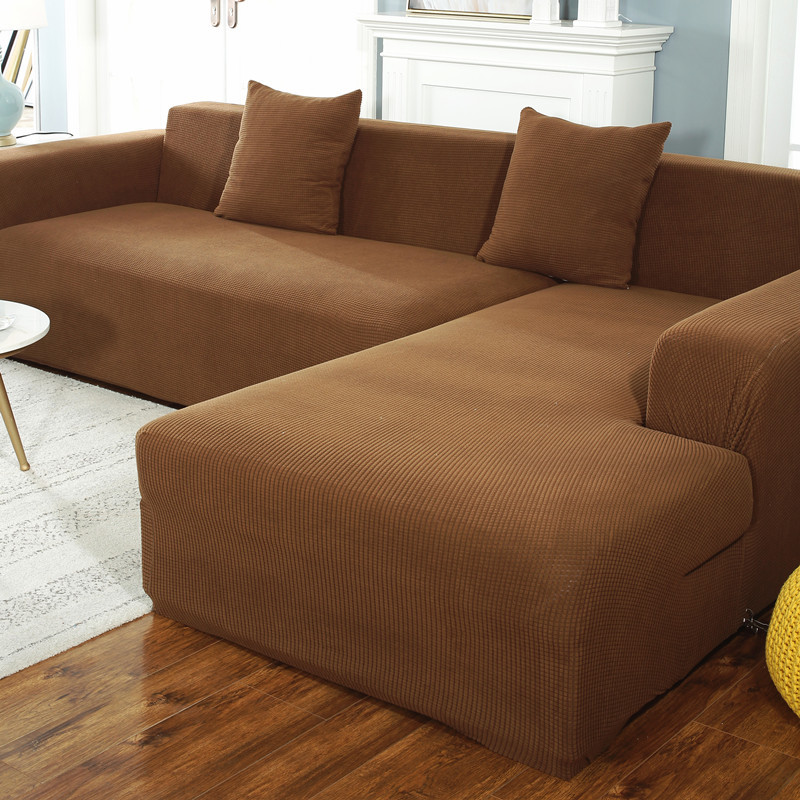 Corn Velvet Sofa Cover Thick Elastic Non-Slip