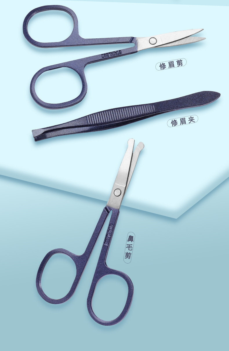 18-piece nail care set with clipper, nipper and pedicure tools