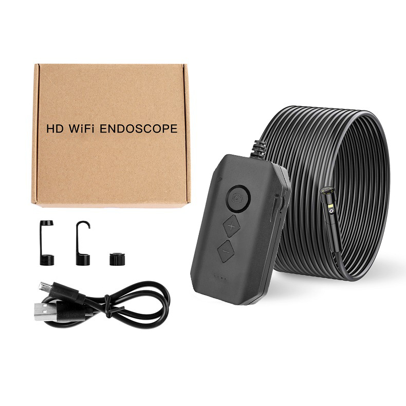 WiFi-Endoskop, Industrie, HD, Dual-Objektiv, 3x Zoom