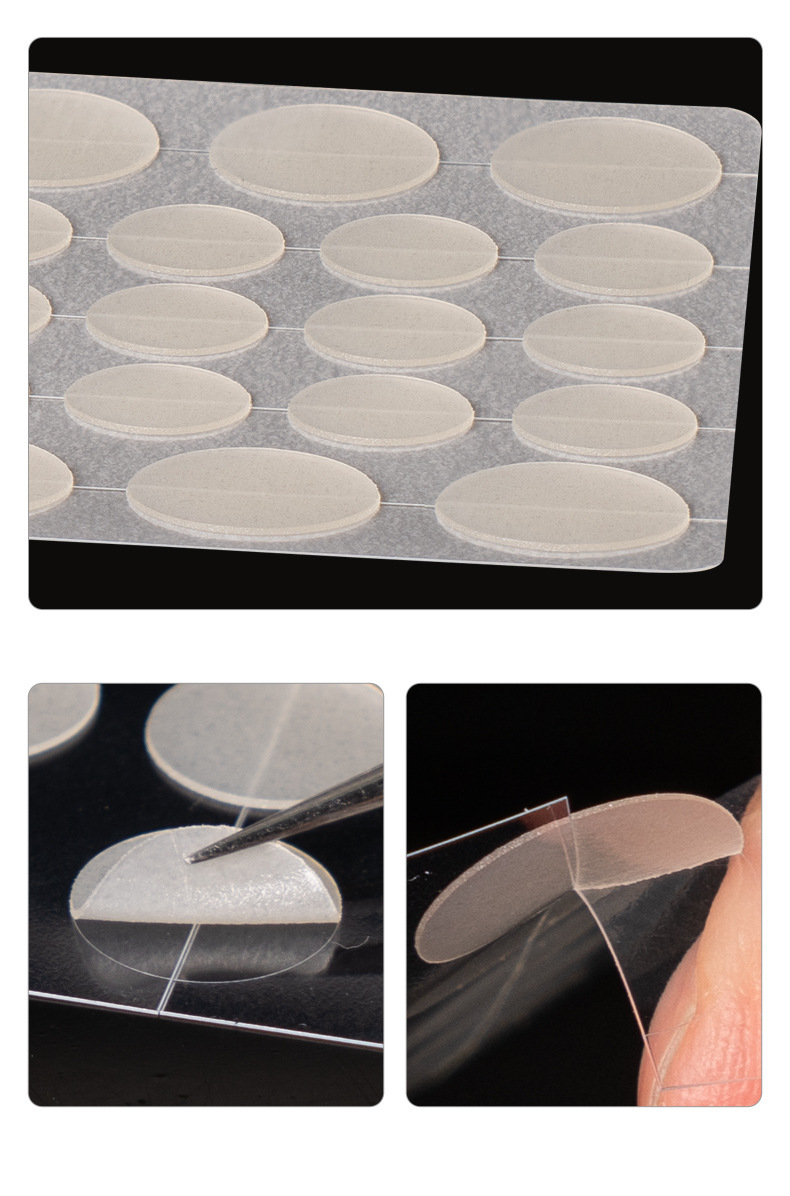 Invisible hydrocolloid acne patches, portable, transparent round