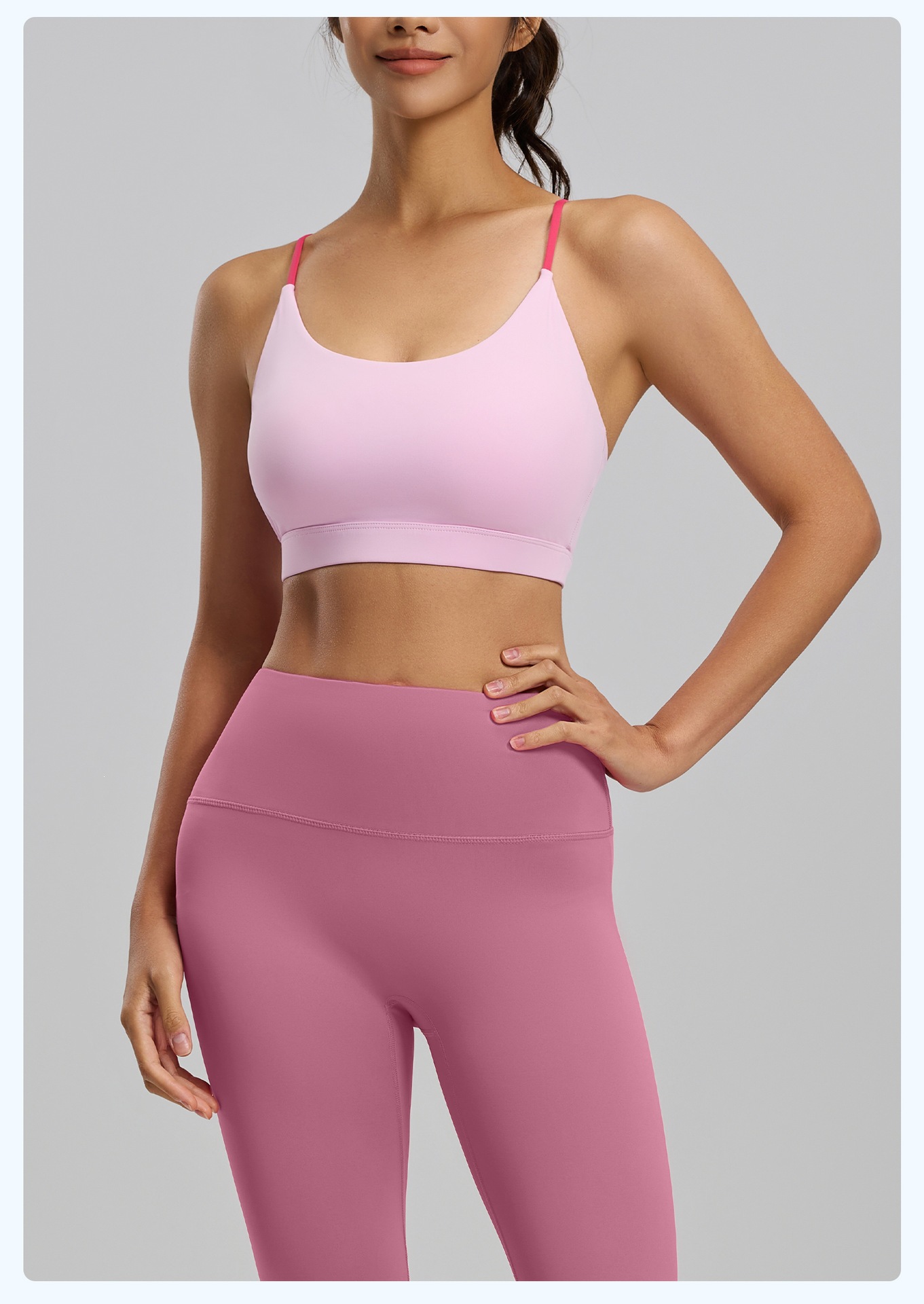 Damen-Yoga-Set, atmungsaktiv, hohe Stabilität