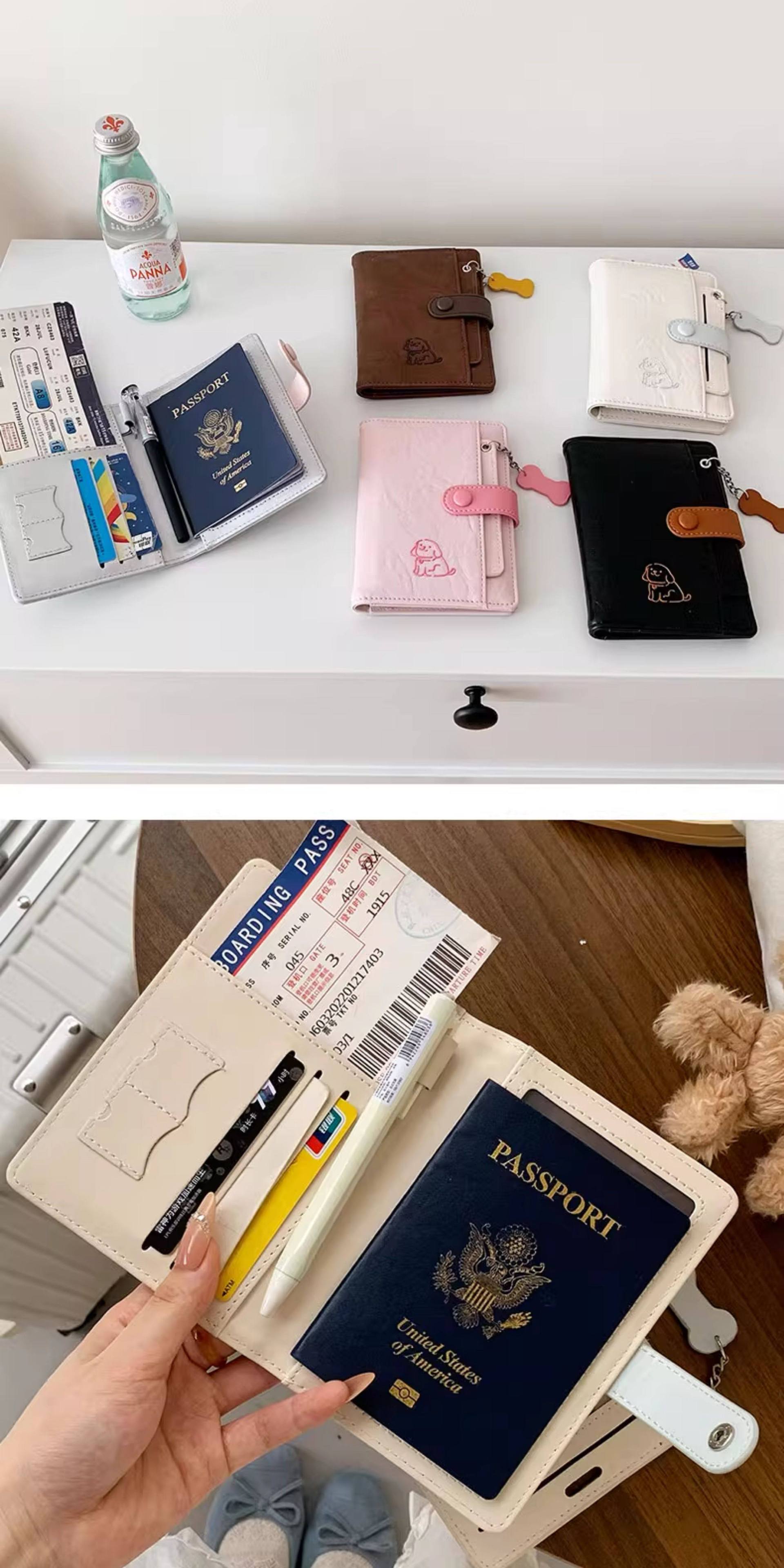 Hunde-Design Reisepass-Schutzhülle Portemonnaie