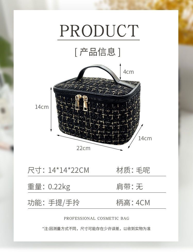 Kosmetiktasche, luxuriös, großes Fassungsvermögen, tragbar