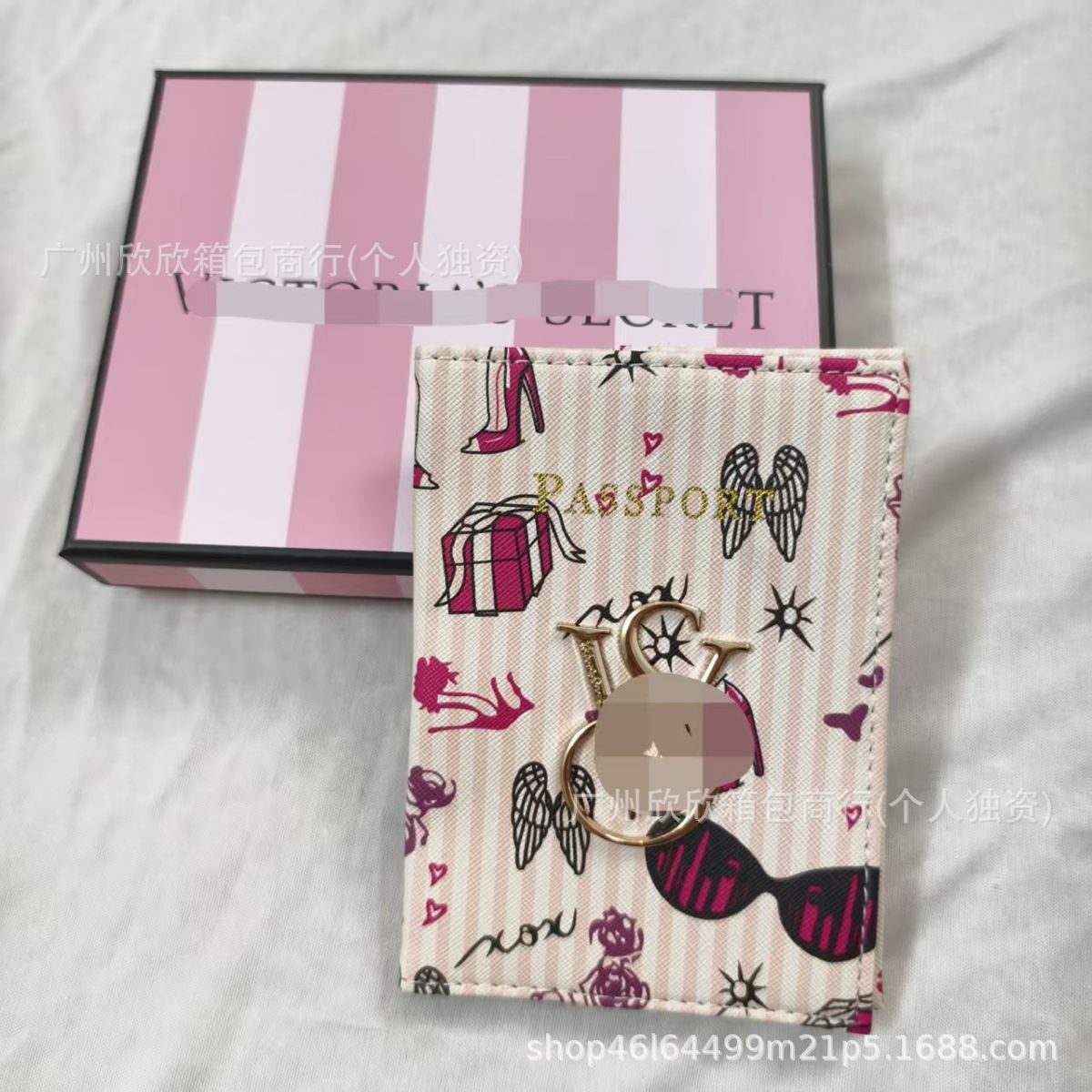 Passport holder PU travel document case