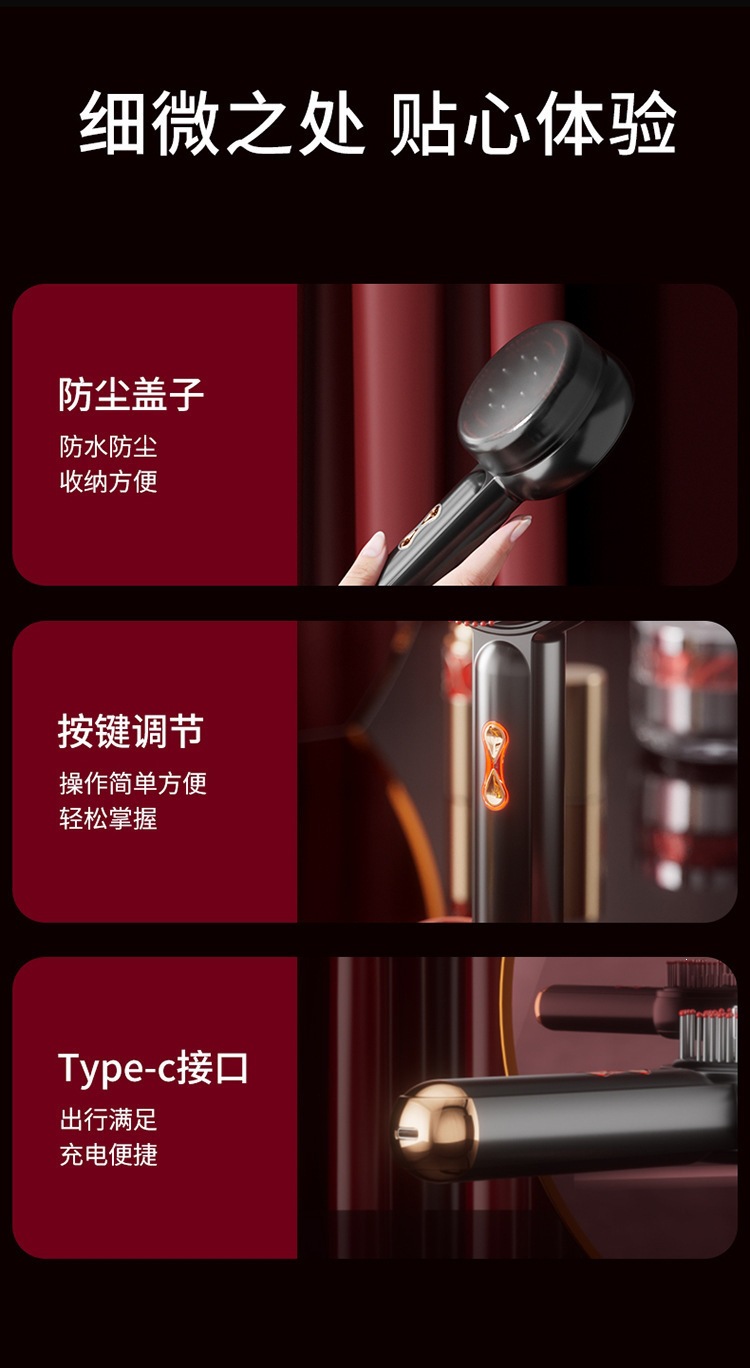 Electric massage comb EMS red light therapy