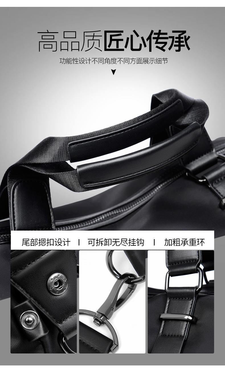 Waterproof travel bag, shoulder strap, fabric