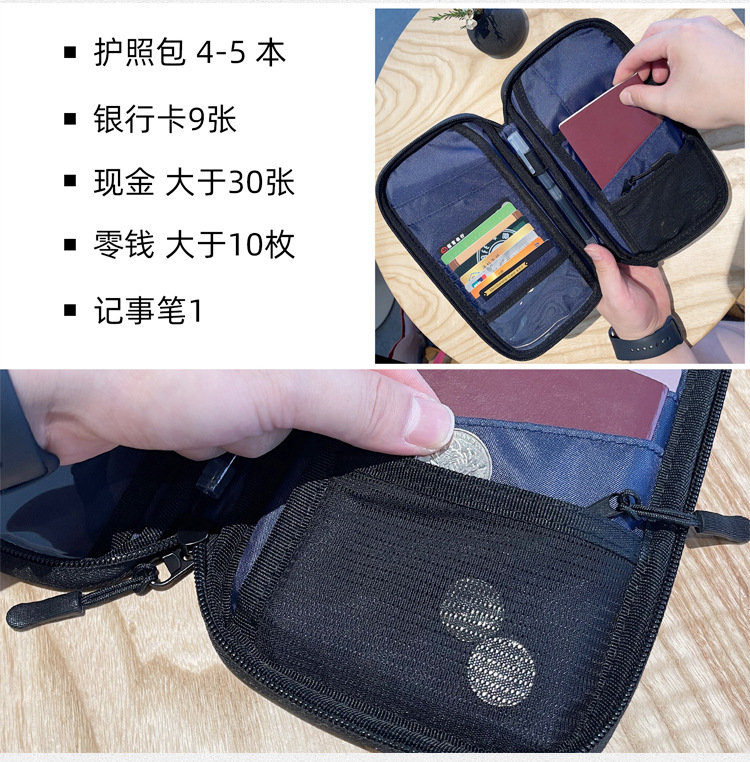 RFID-Schutz-Passtasche, wasserdicht, multifunktional