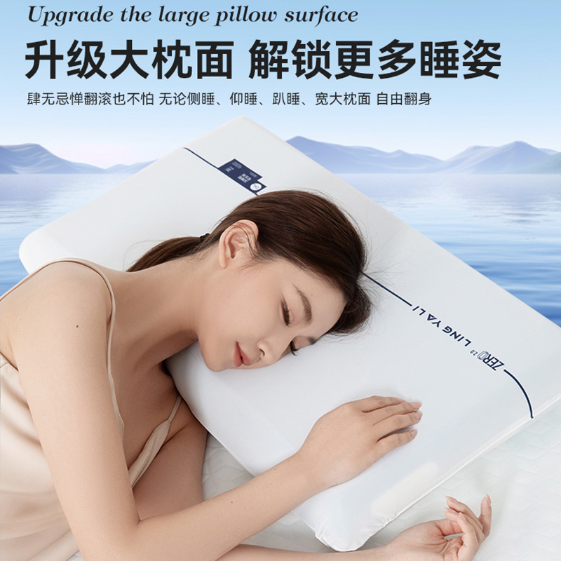Fünf-Sterne-Hotel Memory Foam Doppelkern Schlafkissen