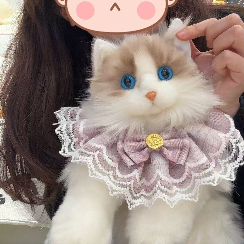 Peluş kedi sırt çantası, sevimli, yumuşak, çocuk oyuncağı ve hediye