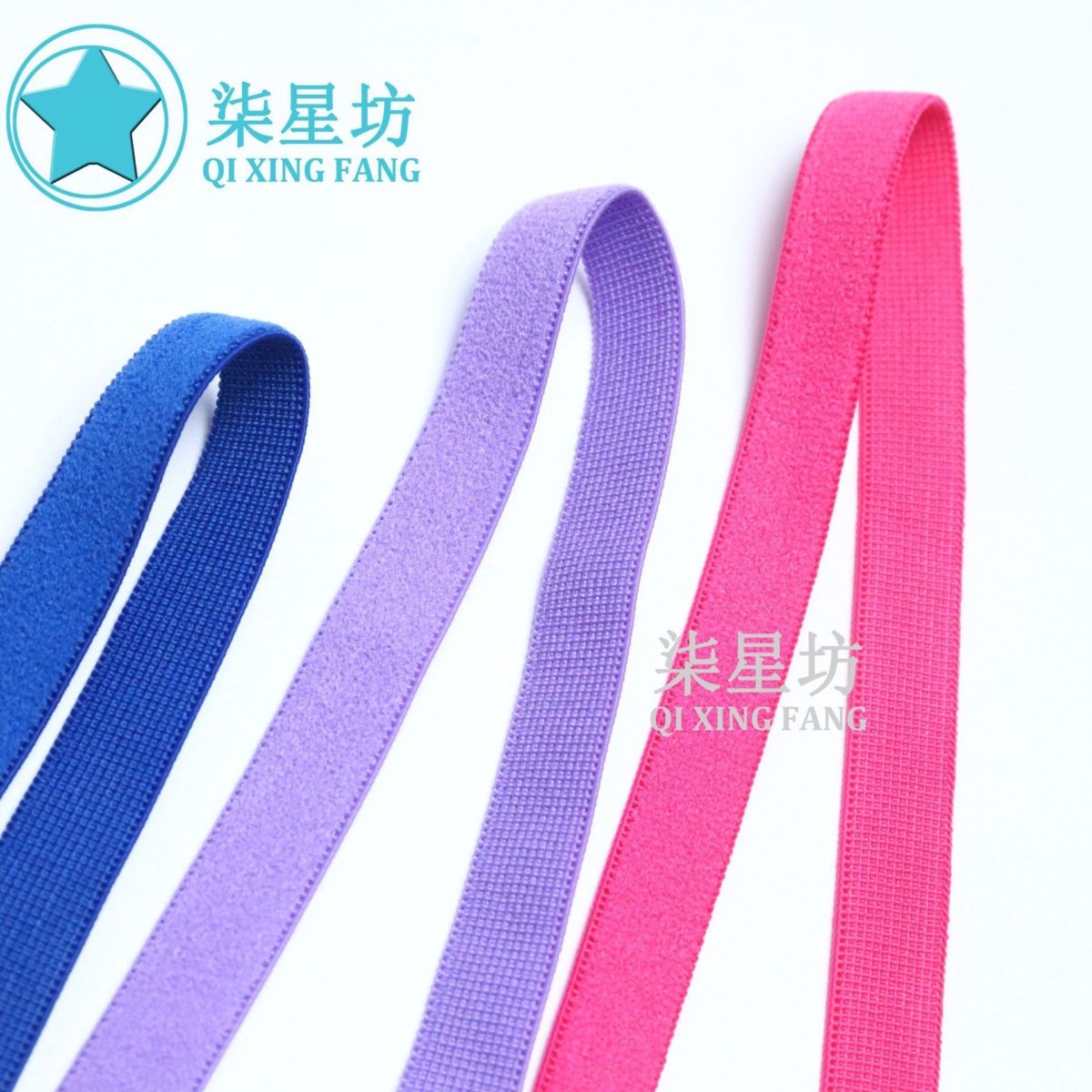 Colored Elastic Band, Single-Sided Fluffy Design
