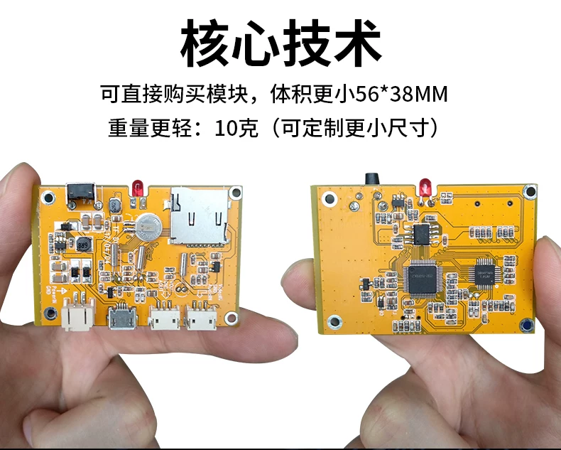 Analog DVR module CVBS video recording SD card
