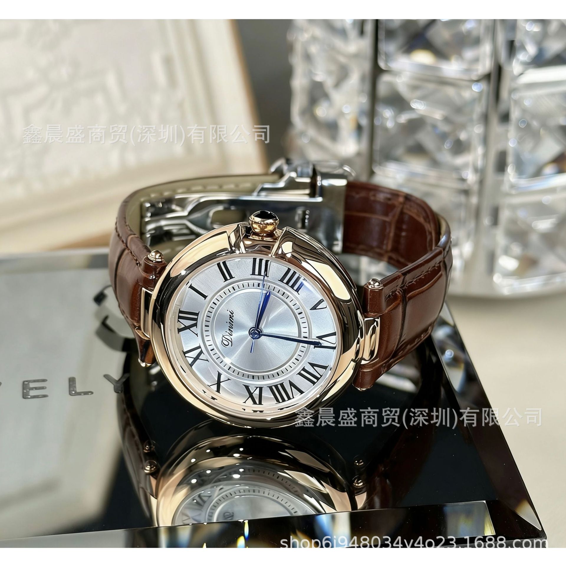 AF stainless steel men's mechanical watch, waterproof