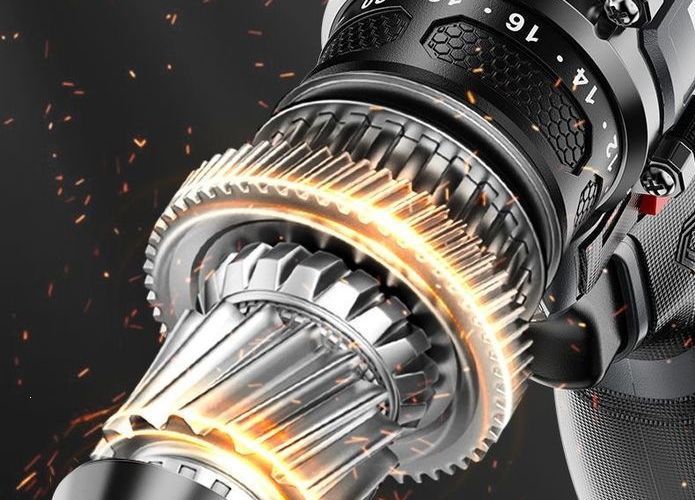 Brushless lithium electric drill set multifunctional