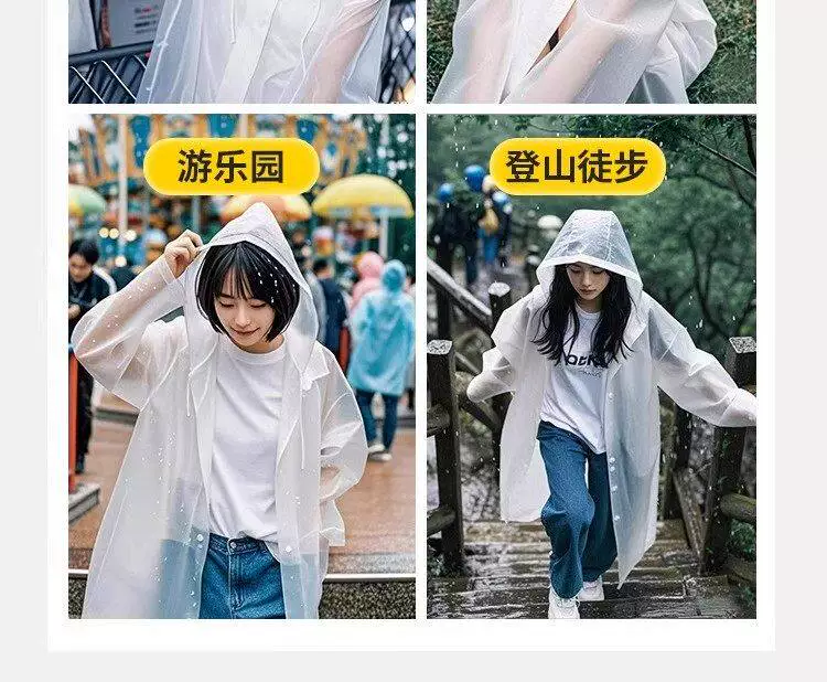 Einweg-Regenmantel, Ganzkörperschutz, verstärkt lang, Unisex