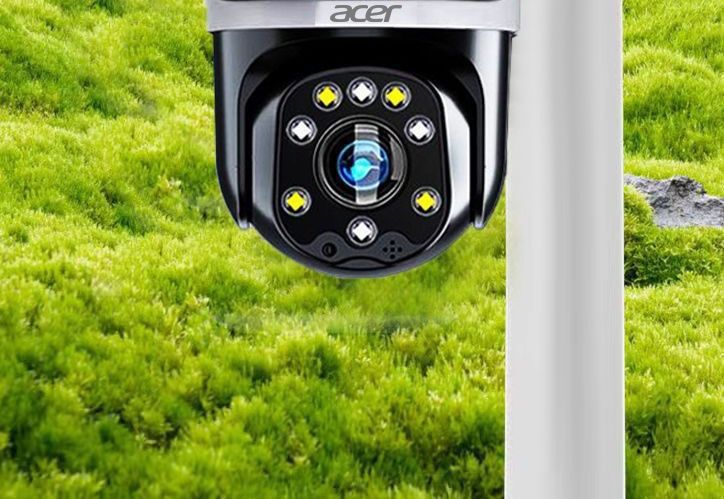 Solar-Überwachungskamera 360° Farbige Nachtsicht outdoor