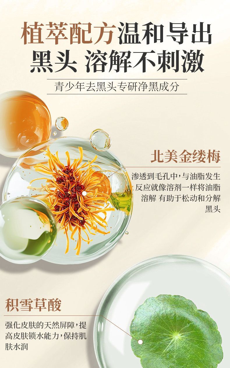 跨境出口去黑头鼻贴粉刺水胶体鼻贴清洁去油脂撕拉温和鼻头贴鼻膜