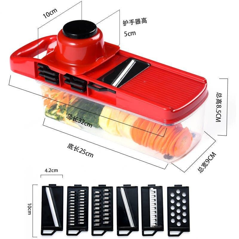 Multifunktionales Gemüseschneider-Set - Slicer und Reibe