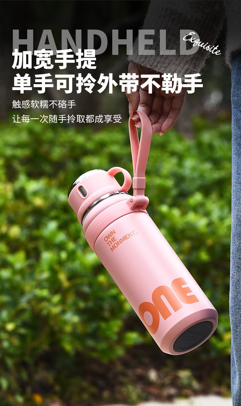 Thermal water cup, 316 stainless steel, portable