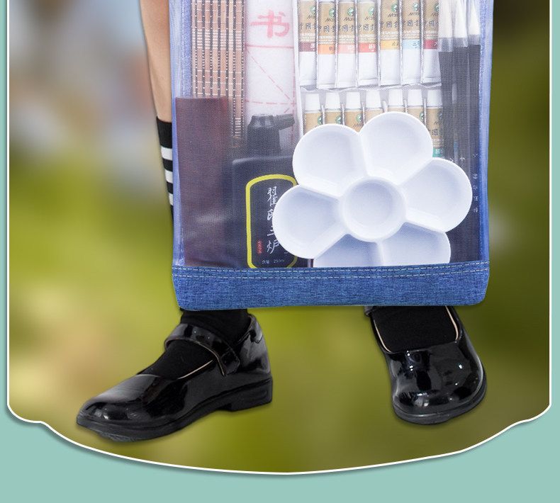 Huahun Çin resmi pigment başlangıç seti, fırça ve kağıt