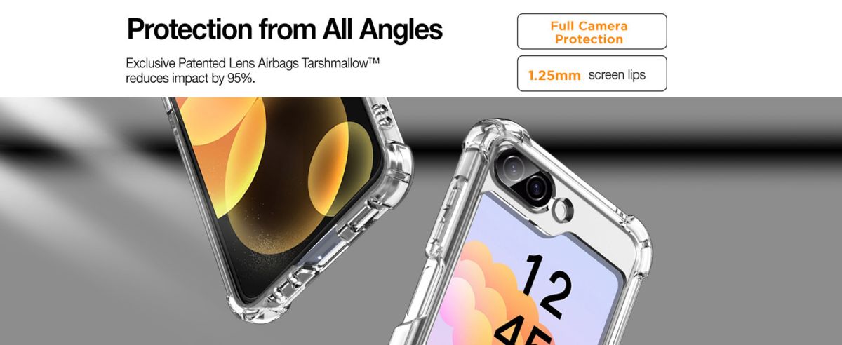 Foldable phone case for Samsung Z Flip 8 and Z Fold 7 magnetic transparent