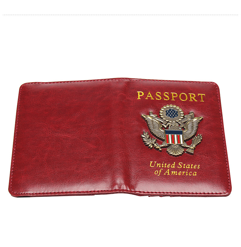 RFID-protected passport holder with multi-card slots