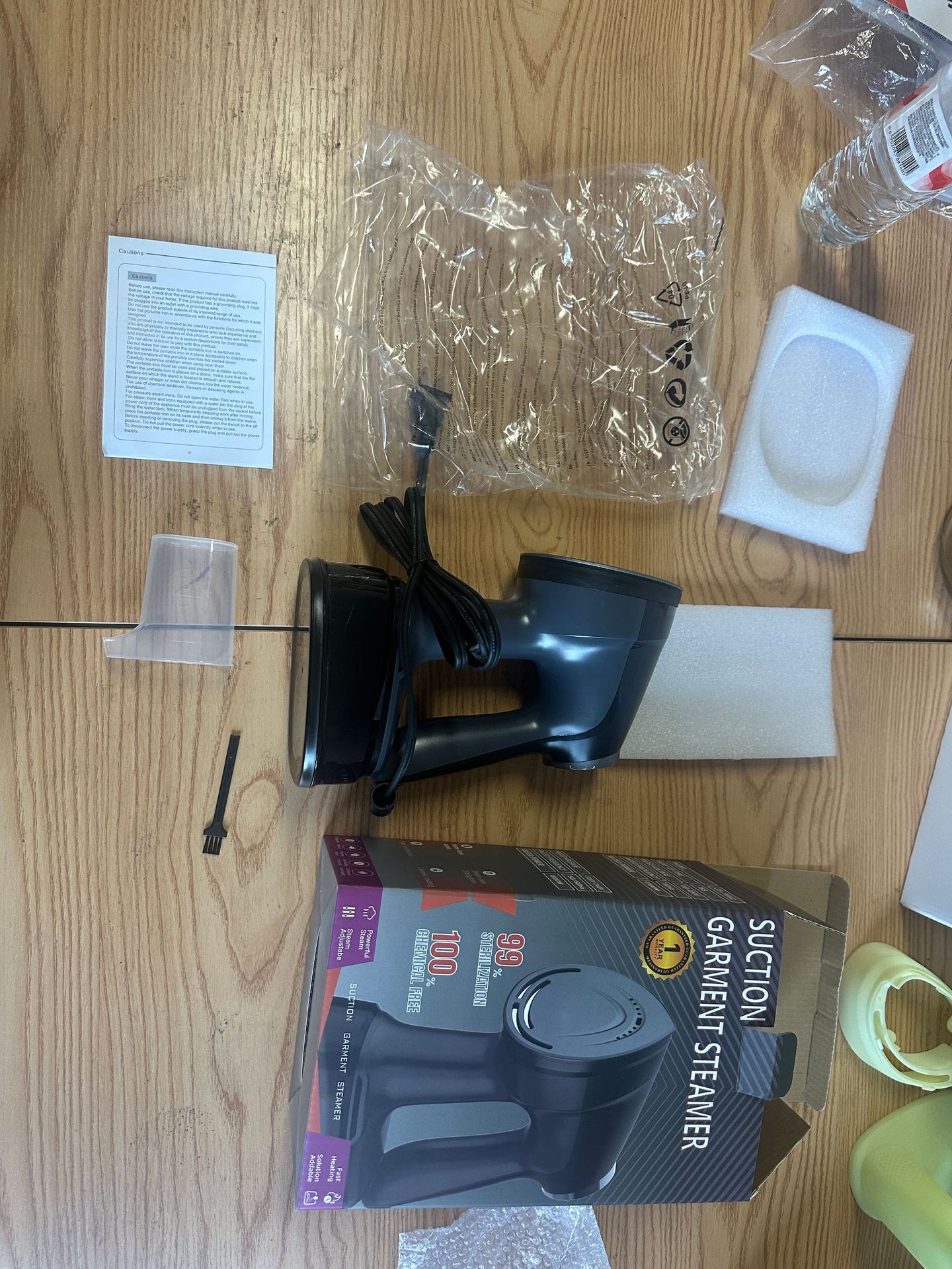Portable steam iron, dry and wet use, high-power household