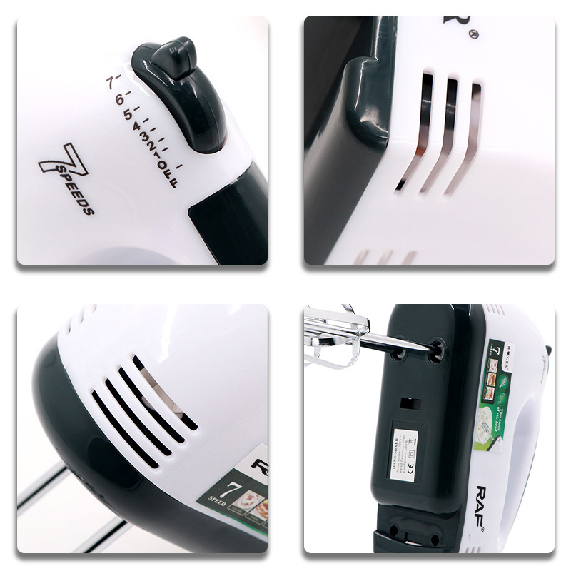 7-speed electric hand mixer, portable, handheld