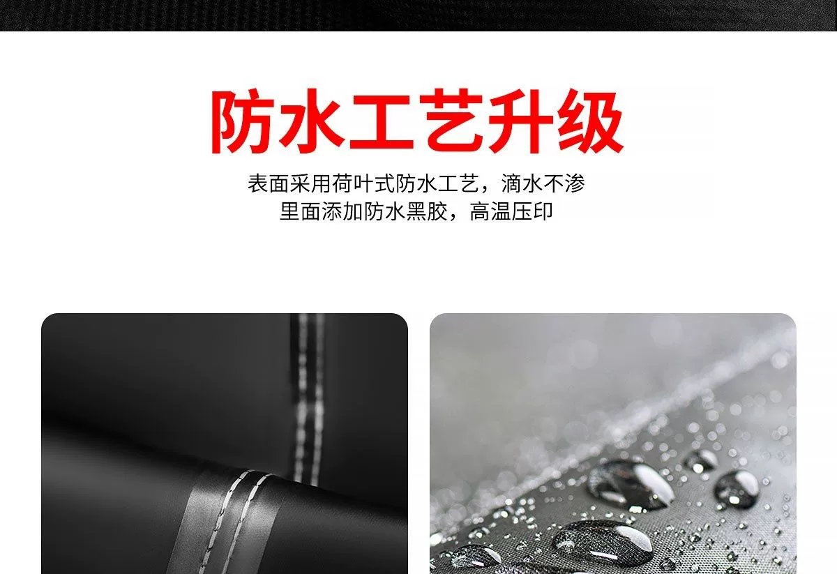 Men's raincoat, thick Oxford cloth, full-body coverage