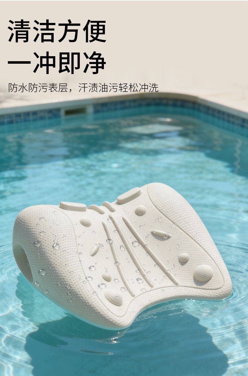 颈椎按摩枕指压枕牵引富贵包矫正器脊椎脖子疏通头肩颈部按摩器