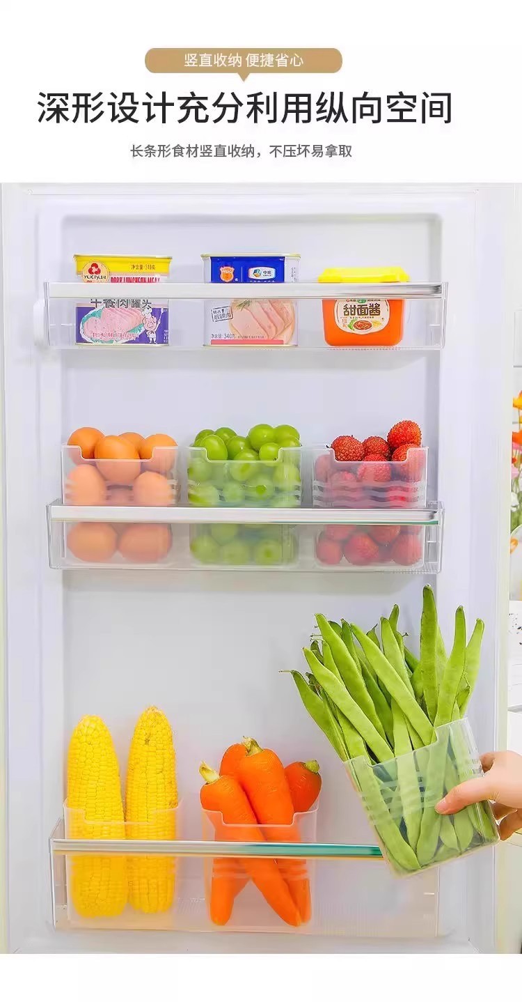 Refrigerator side storage box with wheels durable