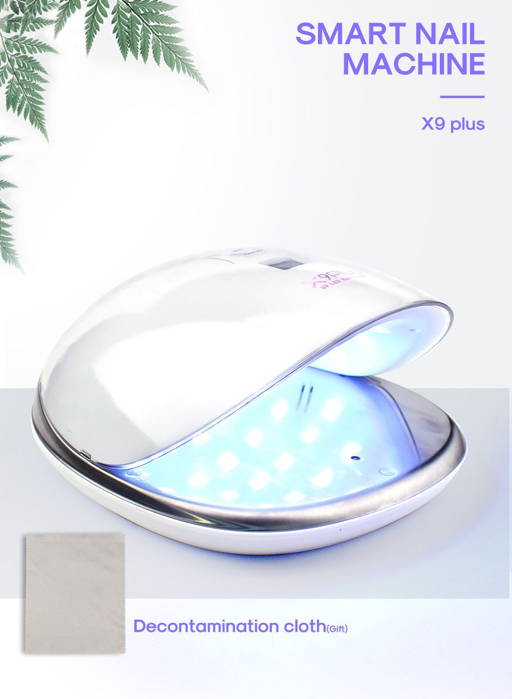 X9plus şarj edilebilir tırnak UV lambası