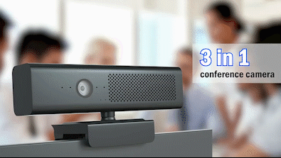 USB kamera, mikrofon ve hoparlörlü, 3 in 1