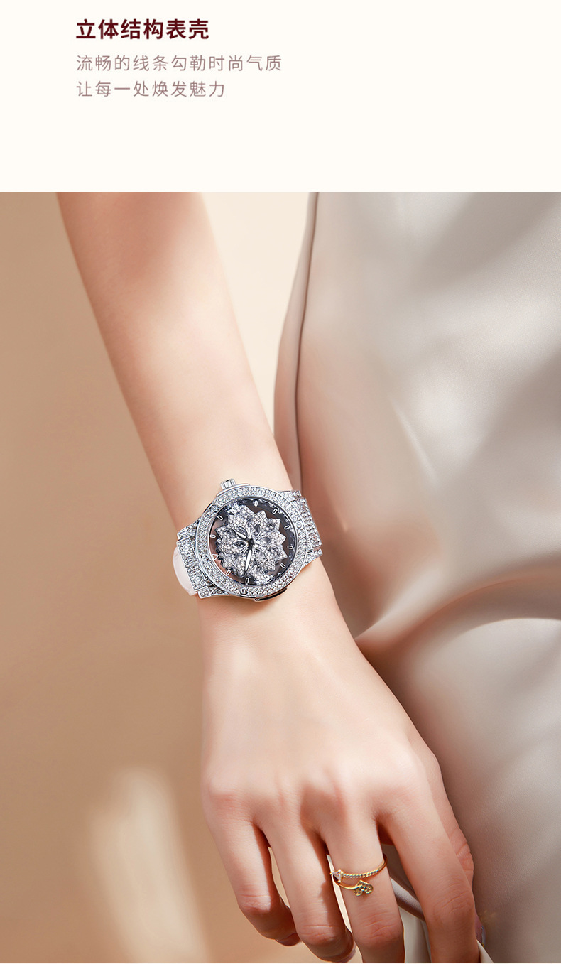 Women's Watch Large Dial Waterproof Star Design
