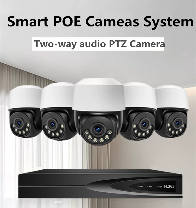 Acarte 4MP PTZ IP Camera with POE Surveillance System