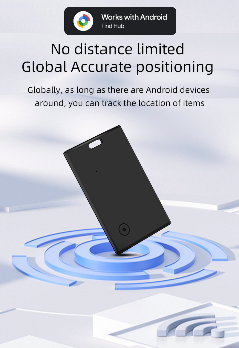 Android konum belirleyici kartı, Find Hub uyumlu