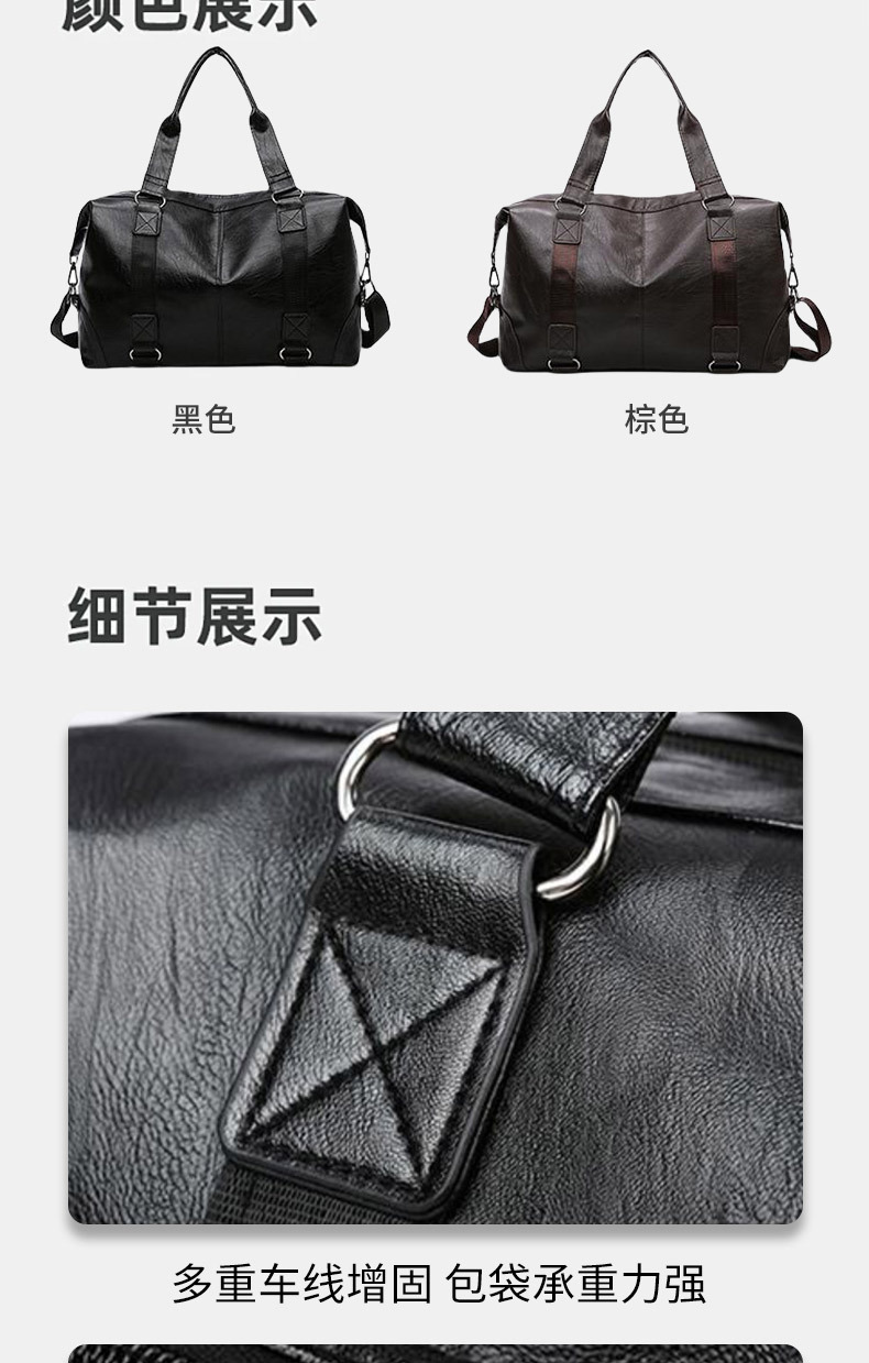 Men's travel bag, large capacity, waterproof