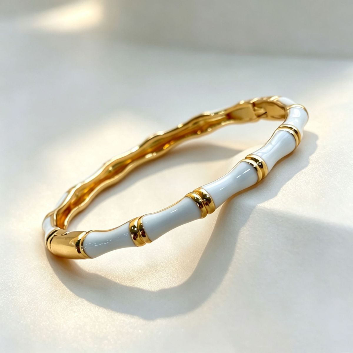Mine bambu knot bilezik, Çin tarzı, minimalist lüks