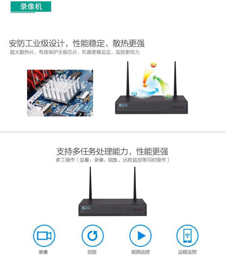 Xiongmai ICSEE 1080P WiFi kamera, TF kart desteği