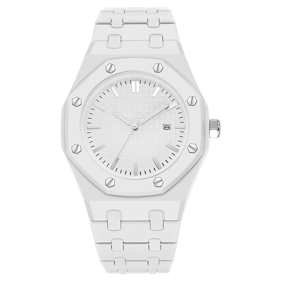 Men's quartz watch with plastic case, 2025 collection