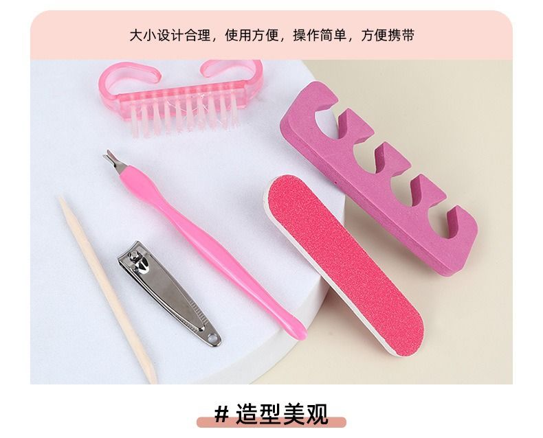 Portable nail care kit with clippers, file and tools