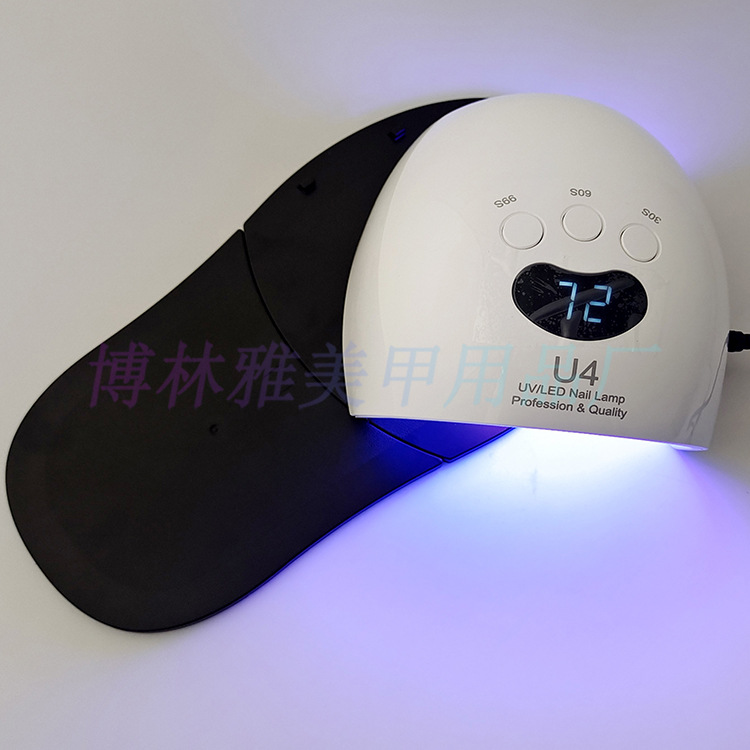 LED/UV nail curing lamp with slipper design, hands and feet