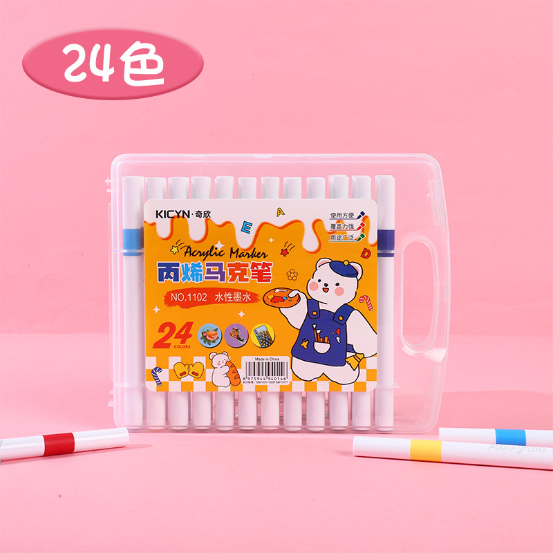Acrylic quick-dry markers, waterproof pen set for ceramics and stone